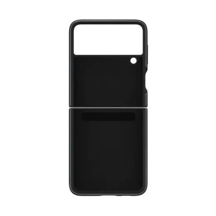 SAMSUNG Galaxy Z Flip3 bőrtok - fekete