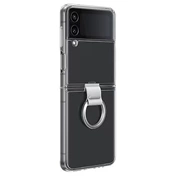 SAMSUNG Galaxy Z Flip4 átlátszó tok gyűrűvel