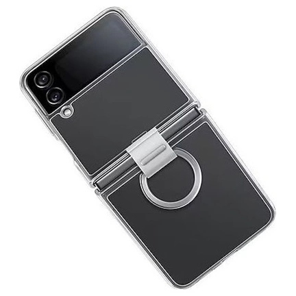 SAMSUNG Galaxy Z Flip4 átlátszó tok gyűrűvel
