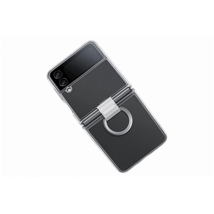 SAMSUNG Galaxy Z Flip4 átlátszó tok gyűrűvel