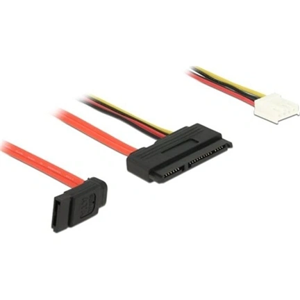 SATA-Kabel Delock SATA III up +4pin -> SATA 22pin 0.30m (84852)