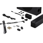 SHARP HT-SBW310 2.1 Dolby Atmos® / DTS Virtual:X® hangprojektor vékony vezeték nélküli mélynyomóval fekete