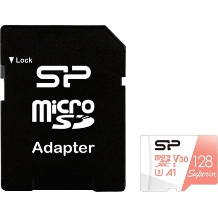 SILICON POWER memory card Superior Micro SDXC 128GB UHS-I A3 V30
