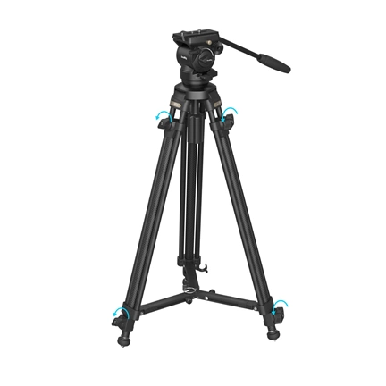 SMALLRIG 4685 LIGHTWEIGHT VIDEO CARBON FIBER TRIPOD KIT AD-50