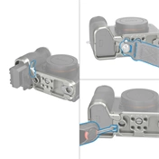 SMALLRIG Bottom Mount Plate for Sony Alpha 7C II / Alpha 7CR(Silver) 4439
