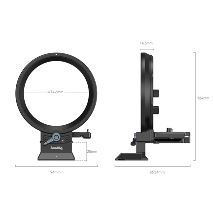 SMALLRIG Horizontal-to-Vertical Mount Plate Kit for Canon EOS Specific R Series Cameras 4300