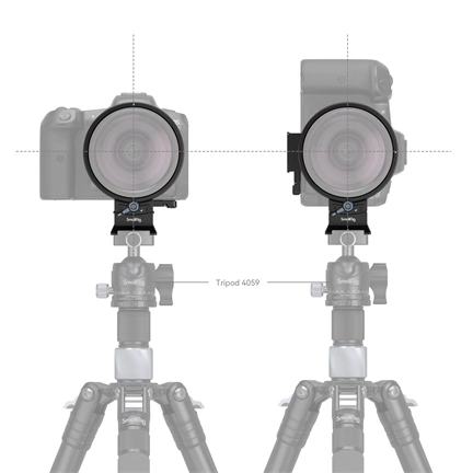 SMALLRIG Horizontal-to-Vertical Mount Plate Kit for Canon EOS Specific R Series Cameras 4300
