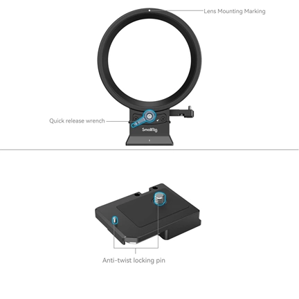 SMALLRIG Horizontal-to-Vertical Mount Plate Kit for Canon EOS Specific R Series Cameras 4300