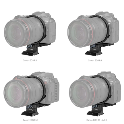 SMALLRIG Horizontal-to-Vertical Mount Plate Kit for Canon EOS Specific R Series Cameras 4300