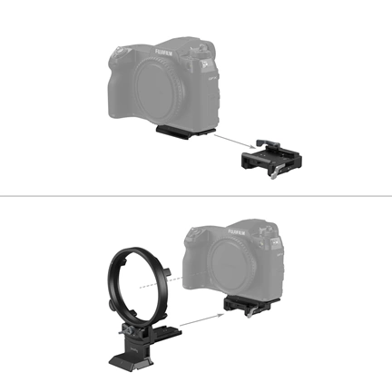 SMALLRIG Horizontal-to-Vertical Mount Plate Kit for FUJIFILM Specific GFX Series Cameras 4305