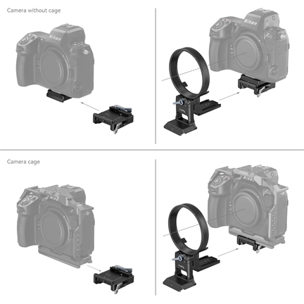 SMALLRIG Horizontal-to-Vertical Mount Plate Kit for Nikon Specific Z Series Cameras 4306