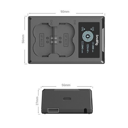 SMALLRIG NP-W235 Camera Battery Charger 4085