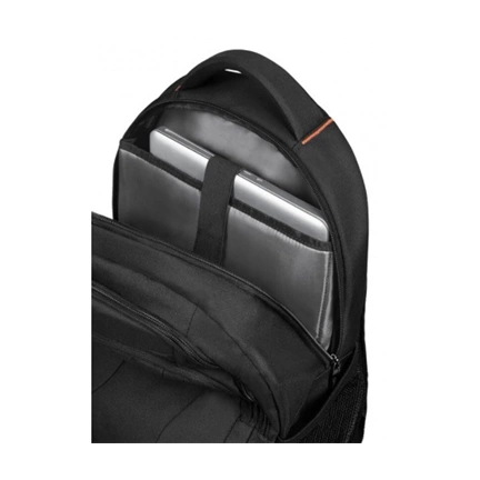 Samsonite Hátizsák AT WORK  Laptop Backpack 15.6"  fekete/narancs