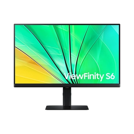 Samsung 24" ViewFinity S6 S60D monitor - QHD, 100Hz, állítható magasságú, forgatható, elfordítható, dönthető állvány
