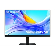 Samsung 27" ViewFinity S8 S80UD monitor - UHD, HDR10, USB-C, állítható magasságú, forgatható, elfordítható, dönthető