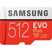 Samsung 512GB SD micro EVO Plus (SDXC Class10) (MB-MC512GA/EU) memória kártya adapterrel
