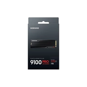 Samsung 9100 Pro SSD hűtőbordával PCIe 5.0 NVMe M.2 14700/13300MB/s 1TB