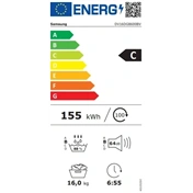 Samsung DV16DG8600BVU4 szárítógép hibrid hőszivattyús technológiával 16 kg