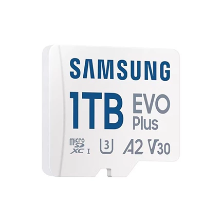 Samsung EVO Plus memóriakártya microSDXC, UHS-I, U3, V30, A2, 160MB/s, 1TB