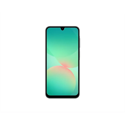 Samsung Galaxy A26 5G okostelefon - 6,7" FHD+ Super AMOLED kijelző, 50MP kamera, 6GB, 128GB, fekete