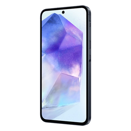 Samsung Galaxy A55 5G okostelefon - 6,6" FHD+ Super AMOLED 120Hz kijelző, 50MP kamera, 8GB, 128GB, tengerészkék