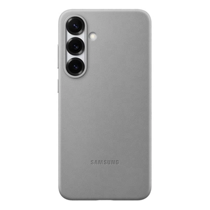 Samsung Galaxy S25+ vegán bőrtok - szürke