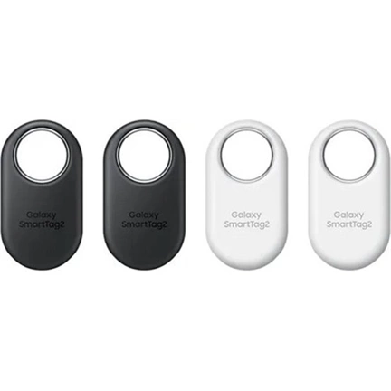 Samsung Galaxy SmartTag2 nyomkövető - 4-es csomag (2 db fehér, 2 db fekete)