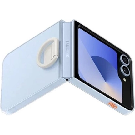 Samsung Galaxy Z Flip6 átlátszó tok gyűrűvel