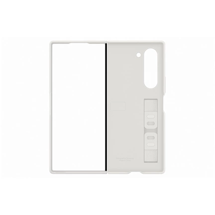 Samsung Galaxy Z Fold6 szilikontok szíjjal - fehér