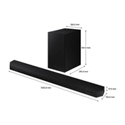 Samsung HW-Q60B Q szériás hangprojektor 3.1 csatornás, mélynyomóval (2022)