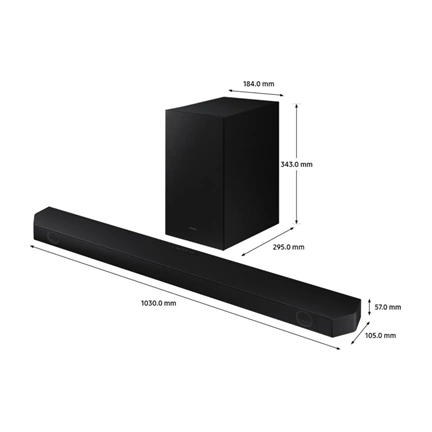 Samsung HW-Q60B Q szériás hangprojektor 3.1 csatornás, mélynyomóval (2022)