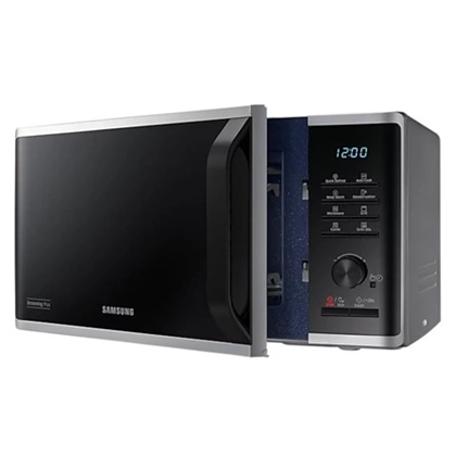 Samsung  MG23K3515AS/EO grill szabadonálló mikrohullámú sütő Browning Plus funkcióval 23L – ezüst