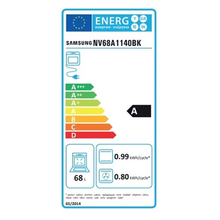 Samsung NV68A1140BK/OL beépíthető sütő katalitikus tisztítással 68 L, tiszta fekete