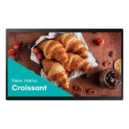 Samsung QB24C Smart Signage kijelző LH24QBCEBGCXEN
