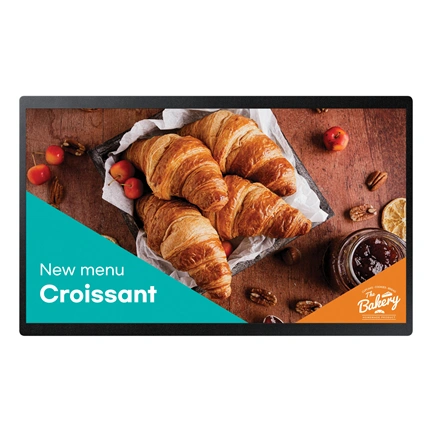 Samsung QB24C Smart Signage kijelző LH24QBCEBGCXEN