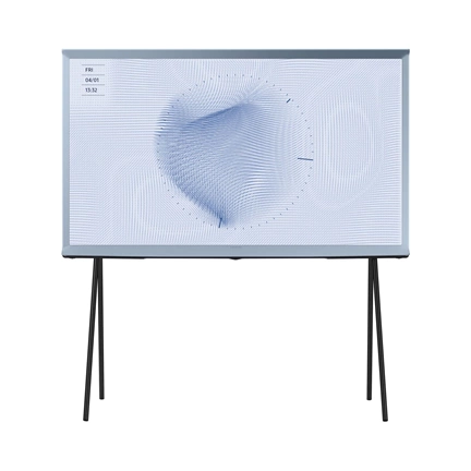 Samsung 43" The Serif QLED 4K LS01B Smart TV 360 fokos kialakítással - Pamut kék
