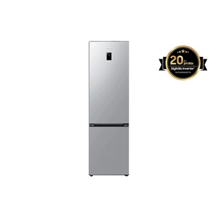Samsung RB38C672CSA/EF alulfagyasztós hűtőszekrény beépített Wi-fi-vel 390 L, fémes grafit