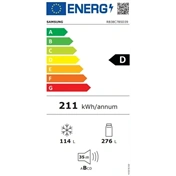 Samsung RB38C7B5D39/EF Bespoke alulfagyasztós hűtőszekrény Wi-fi-vel 390 L, szatén bézs