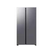Samsung RS70F65QETEO Side-by-Side hűtőszekrény AI Energia üzemmóddal 659 L, matt metál
