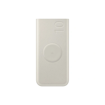 Samsung U2510 külső akkumulátor 25W, vezeték nélküli, 10.000mAh, bézs
