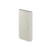 Samsung U2510 külső akkumulátor 25W, vezeték nélküli, 10.000mAh, bézs