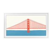 Samsung 75" The Frame (LS03A/LS03B/LS03D) keret – modern fehér