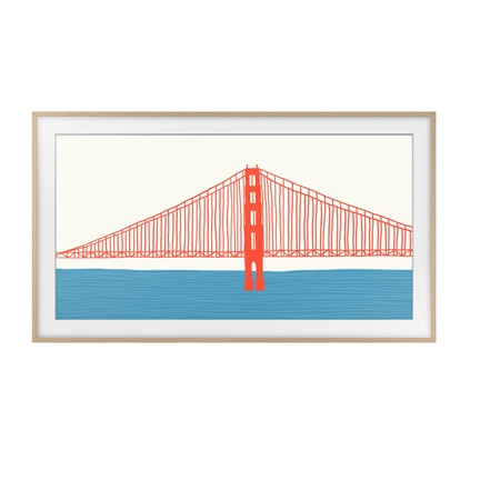 Samsung 85" The Frame (LS03A/LS03B/LS03D) keret – modern tikfa