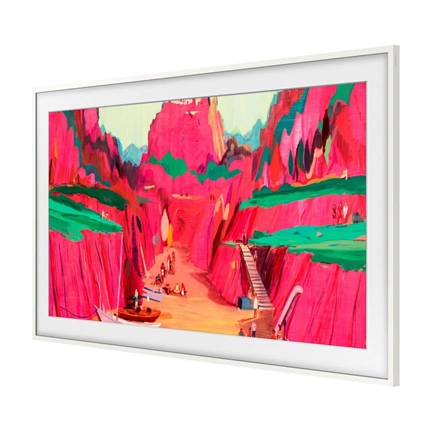 Samsung 75" The Frame (LS03F) keret – modern fehér