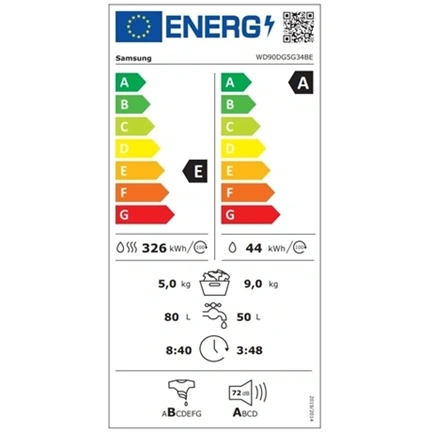 Samsung  WD90DG5G34BELE Mosó-szárítógép