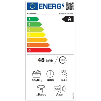 Samsung WW11DG5B25AELE mosógép EcoBubble™ technológiával 11 kg
