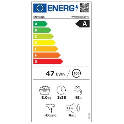 Samsung WW80CGC04DTELE mosógép EcoBubble™ technológiával 8 kg