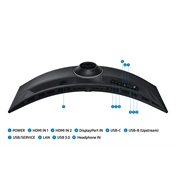 Samsung monitor 49" - S49C950UAU (VA, 5120x1440, 32:9, 120Hz, 350cd/m2, 5ms, Curved)