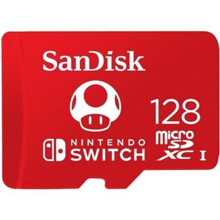 SanDisk microSDXC Extreme 128GB (U3/UHS-I/Cl.10/R100/W90) for Nintendo Switch (183552)