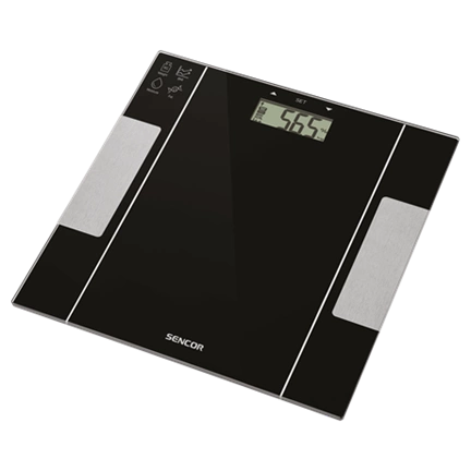 Sencor SBS 5050BK személymérleg fitnesz
